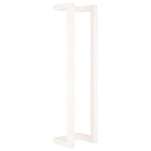 vidaXL Towel Rack White Solid Pine Wood 9.1 x 7.1 x 35.4 in Towel Rack