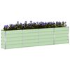 vidaXL Planter Green 160 x 40 x 75 cm Steel