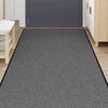 vidaXL Doormat Anthracite Polypropylene 45.3 x 118.1 in Durable