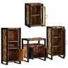vidaXL Bathroom Furniture Set 4 pcs Multicolour Solid Reclaimed Wood