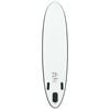 vidaXL Inflatable Stand up Paddle Board Set Black and White