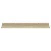 vidaXL Sonoma oak 23.6" x 3.5" x 1.2" 4 MDF