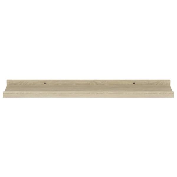 vidaXL Sonoma oak 23.6" x 3.5" x 1.2" 4 MDF