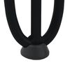 vidaXL Hairpin Table Leg Black Solid powder-coated steel Compact