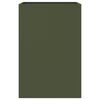 vidaXL Planter Olive green Cold-rolled steel Medium Durable Planter