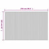 vidaXL Room Divider Bamboo Natural Width 98.4" Height 65.0"