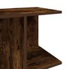 vidaXL Bedside Table Smoked Oak Engineered Wood Medium Bedside Table