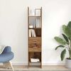 vidaXL Book Cabinet Old wood 40 x 35 x 180 cm Engineered wood
