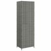 vidaXL Garden Storage Cabinet Gray