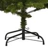 vidaXL Artificial Hinged Christmas Tree with Stand Green 118.1"