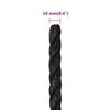 vidaXL Work Rope Black 0.39 " 164.0 ' Polypropylene