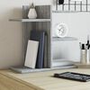 vidaXL Desk Organiser Grey Sonoma 16.5x8.5x16.5" Engineered wood