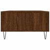 vidaXL Coffee Table Brown oak Engineered wood, iron 41.0 x 23.6 x 13.8 in