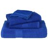 vidaXL Bath Towel Set of 10 Blue 100% Cotton 39.4 x 59.1 in.