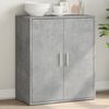 vidaXL Sideboard Concrete Gray Engineered Wood Medium Sideboard