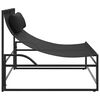 vidaXL Garden Lounger Chair Anthracite 87x74x73 cm Steel and Textilene