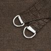 vidaXL Sun Sail Brown High-Density Polyethylene 141.7 inches each side