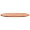vidaXL Table Top Natural Solid Beech Wood &Oslash;19.7x0.6 in Durable