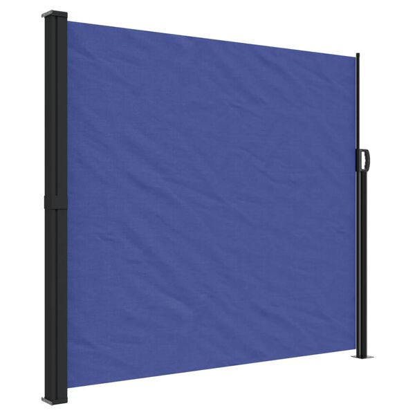 vidaXL Retractable Side Awning Blue