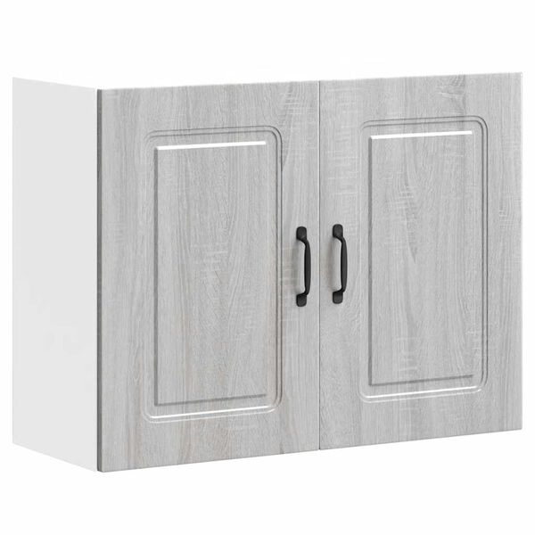 vidaXL Kitchen Wall Cabinet Grey sonoma Engineered wood