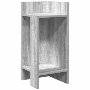 vidaXL Side Table Grey Sonoma Engineered Wood Small Side Table