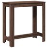 vidaXL Bar Table Brown Oak 40.2x19.7x40.7" Engineered Wood