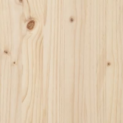 vidaXL Patio Bench Gabion Design 136.6"x28"x25.8" Solid Wood Pine
