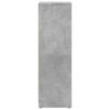 vidaXL Bathroom Cabinet Concrete Gray Engineered Wood Narrow and Tall