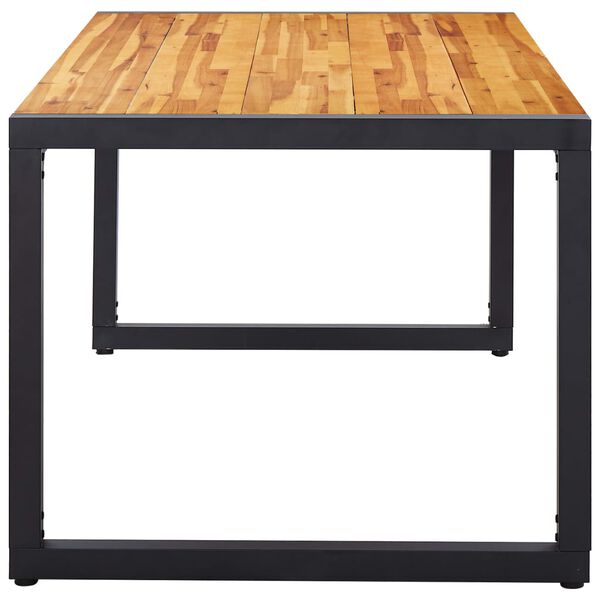 vidaXL 7 Piece Patio Dining Set Gray