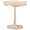 vidaXL Side Table Natural Wood Solid Mango Wood Medium Durable