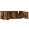 vidaXL TV Wall Cabinet Smoked Oak Engineered Wood Medium TV Wall Cabinet