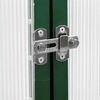 vidaXL Greenhouse Green and Transparent Aluminum, Polycarbonate Large