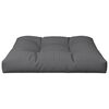 vidaXL Pallet Cushion Grey 100% polyester 31.5x31.5