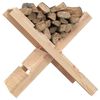 vidaXL Log Holder 18.5x15.6x18.9" Solid Wood Pine