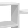 vidaXL Wall Shelf White Engineered wood Medium Wall Shelf Rectangular