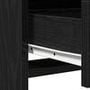 vidaXL Highboard Black oak 40 x 41 x 135 cm Engineered wood