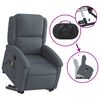 vidaXL Stand Up Massage Recliner Chair Dark grey