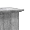 vidaXL Plant Stand Grey sonoma Engineered wood Tall Decorative Inlays