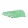 vidaXL Greenhouse Green Polyethylene (PE), Galvanized Steel Large