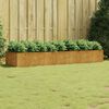 vidaXL Garden Raised Bed Rusty Corten steel Large Decorative Inlays