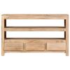 vidaXL TV Cabinet Light brown Solid acacia wood Medium TV Cabinet