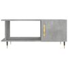vidaXL Coffee Table Concrete Grey Engineered wood, Iron Medium