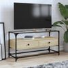 vidaXL TV Cabinet Sonoma Oak Engineered Wood Medium Stylish TV Stand