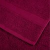 vidaXL Towel Set Bordeaux 100% cotton Hand towel size: 19.7 x 39.4 in