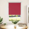 vidaXL Roller Blind Red 100% Polyester, Aluminum 25.6 x 51.2 in