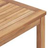 vidaXL Dining Table Warm brown Solid Teak Wood Large Durable
