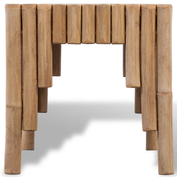 vidaXL Coffee Table Genuine bamboo color High-quality bamboo Small