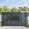vidaXL Garden Gate Anthracite 118.1x68.9" Steel