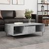 vidaXL Coffee Table Concrete Grey Engineered Wood, Iron
