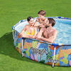 Bestway Swimming Pool Colorful Steel, PVC, Polyester 120 x 26 in